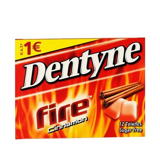 Product Dentyne Fire Cinnamon Chewing Gum - Fiery Cinnamon Flavor base image