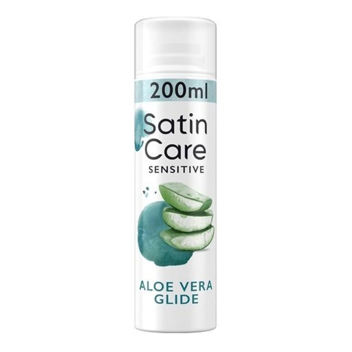 Product Gillette Satin Care Sensitive Skin Gel Shaving Gel for Sensitive Skin 200ml base image