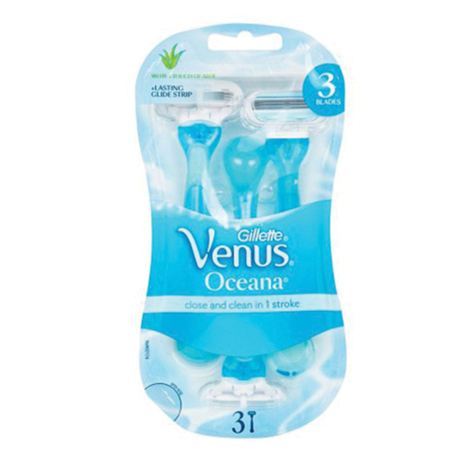 Product Gillette Venus Oceana Γυναικεία Ξυραφάκια Μιας Χρήσης 3τμχ base image