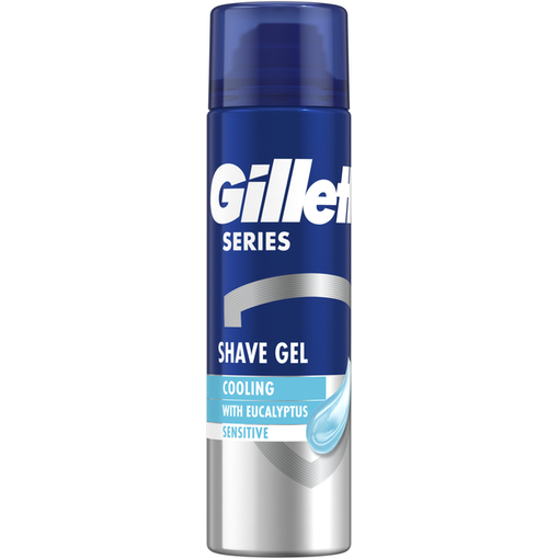 Product Gillette Series Sensitive Cool Gel Gel Ξυρίσματος Δροσερής Αίσθησης 200ml base image