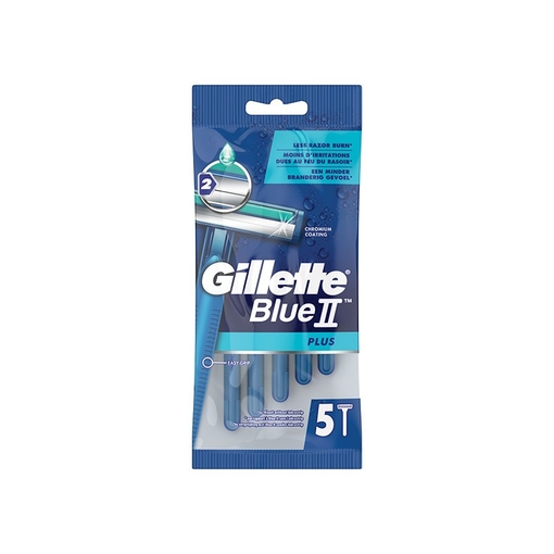 Product Gillette Blue II Plus Sensitive 5pcs base image