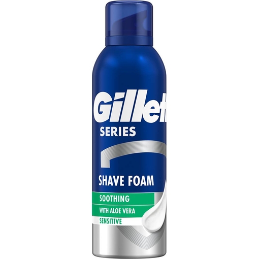 Product Gillette Series Soothing Sensitive Αφρός Ξυρίσματος 200ml base image