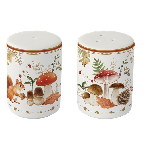 Product Easy Life Autumn Breeze Σετ Αλατοπιπερο Πορσελανη 7cm Ύψος base image