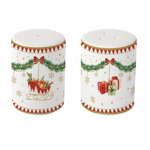 Product Easy Life Magie Noel Σετ Αλατοπίπερο Πορσελάνη base image