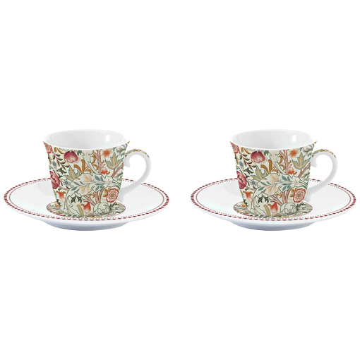 Product Easy Life William Morris Natural Φλιτζάνια και Πιατάκια Καφέ από Πορσελάνη base image