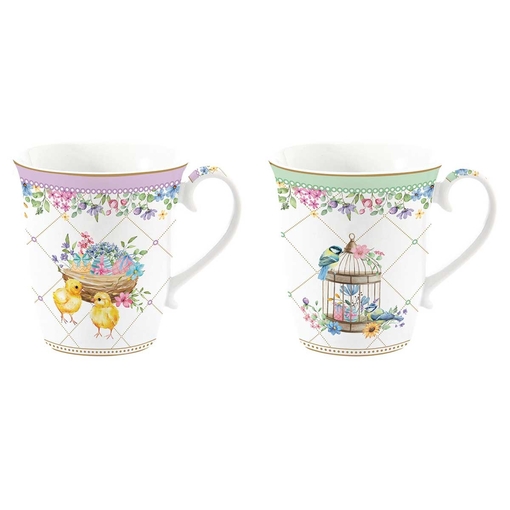 Product Easy Life Spring Bloom Σετ 2 Κούπες Πορσελάνης 275ml base image