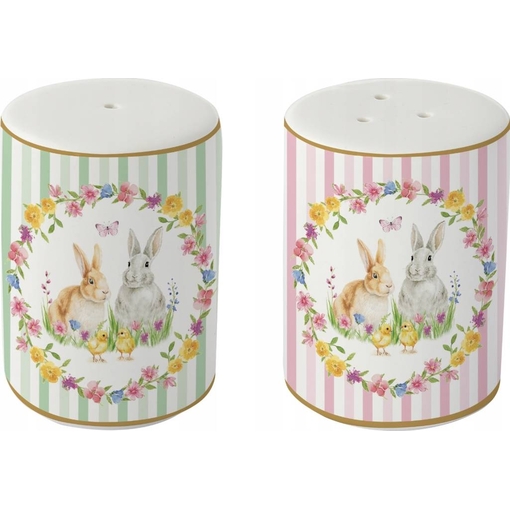 Product Happy Easter Salt & Pepper Set Σετ Αλατοπίπερου Πορσελάνης base image