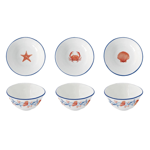 Product Easy Life Cote De Mer Σετ 3 Μπολ για Ντιπ Πορσελάνης Δ. 10cm base image