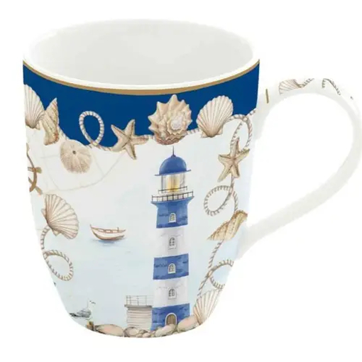 Product Easy Life Blue Lighthouse Κούπα 350ml Πολύχρωμη base image