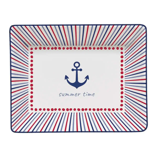 Product Easy Life Πιατάκι Σερβίρισμα Πορσελάνης Twist & Match 14x11cm 150ml Μπλε base image