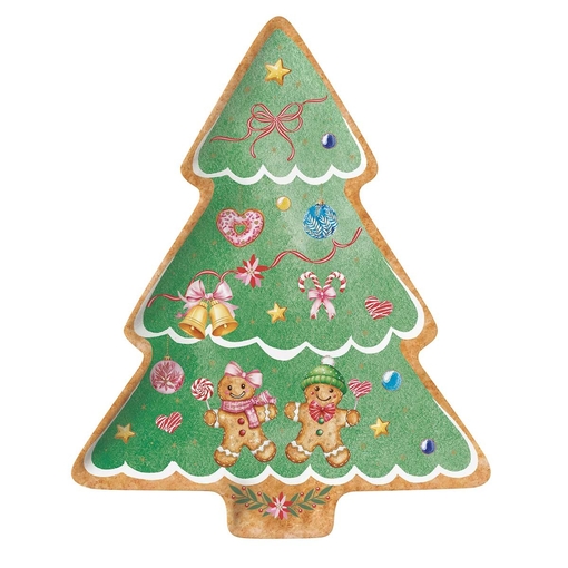 Product Easy Life Sweet Christmas Πιατέλα Δέντρο Πορσελάνης 20.5x25.5cm base image