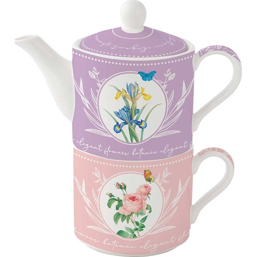 Product Easy Life Tea for One Royal Blossom Porcelain 16x13cm 280ml & 280ml White base image