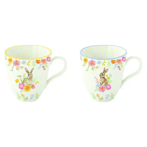 Product Easy Life Σετ 2 Τεμάχια Κούπες Πορσελάνης Tres Jolie 12x8x10cm 320ml Πολύχρωμο base image