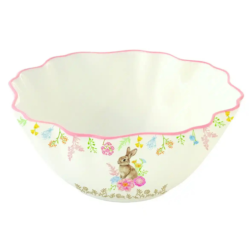 Product Easy Life Très Jolie Porcelain Easter Bowl 16x7cm White-Multicolored base image