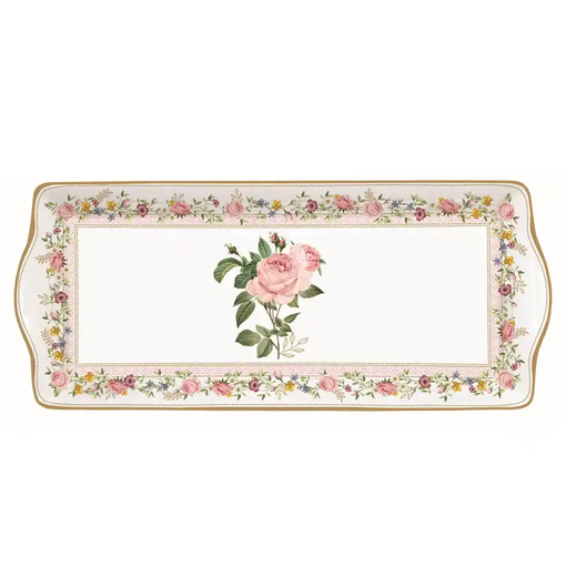 Product Easy Life Πιατέλα Σερβιρίσματος Πορσελάνης Chant des Roses 35x15cm Ροζ base image