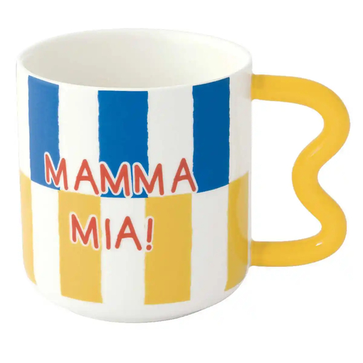 Product Easy Life Energy Mamma Mia Porcelain Mug 8.5x10cm 350ml Yellow base image