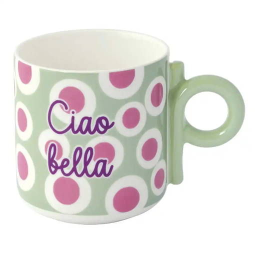 Product Easy Life Energy Ciao Bella Porcelain Mug 8.5x10cm 350ml White base image