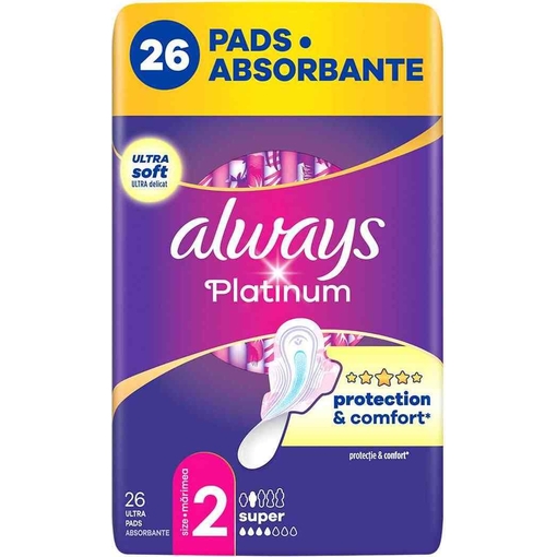 Product Always Σερβιέτες Platinum Super Size 3 - 26τμχ base image