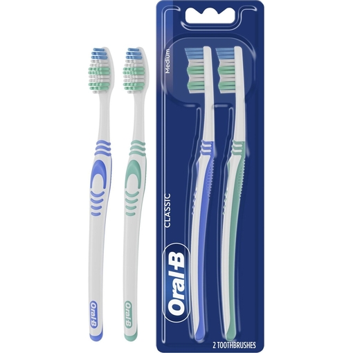 Product Oral-B Classic Care Οδοντόβουρτσα 40mm Medium 2τμχ base image