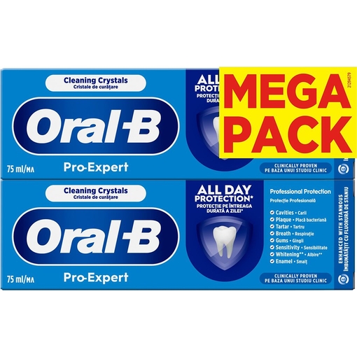 Product Oral-B Pro-Expert Professional Protection Οδοντόκρεμα 75ml 2τμχ base image