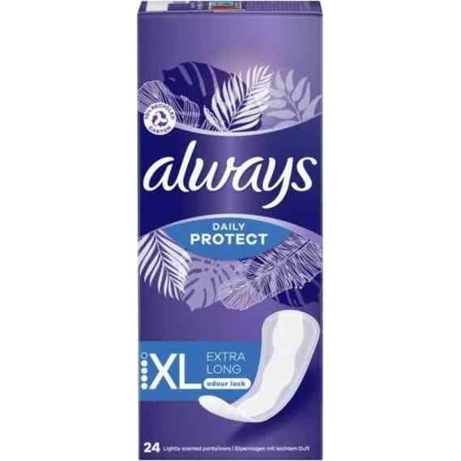 Product Always Σερβιετάκια Daily Protect Extra Long - 24τμχ base image