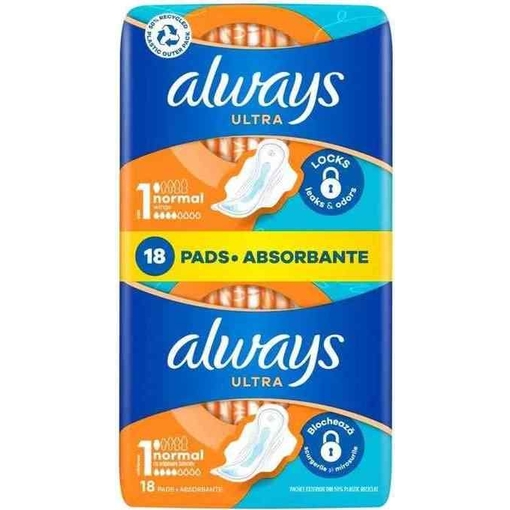 Product Always Σερβιέτες Duo Ultra Normal - 20τμχ base image