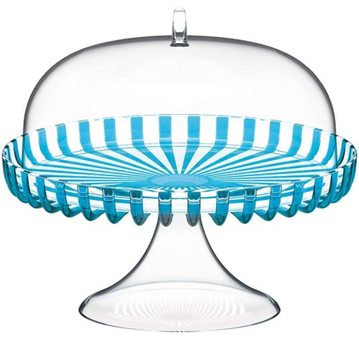 Product Guzzini Dolce Vita Τουρτιέρα με Πόδι 31x27cm - Clear-Turkuaz base image