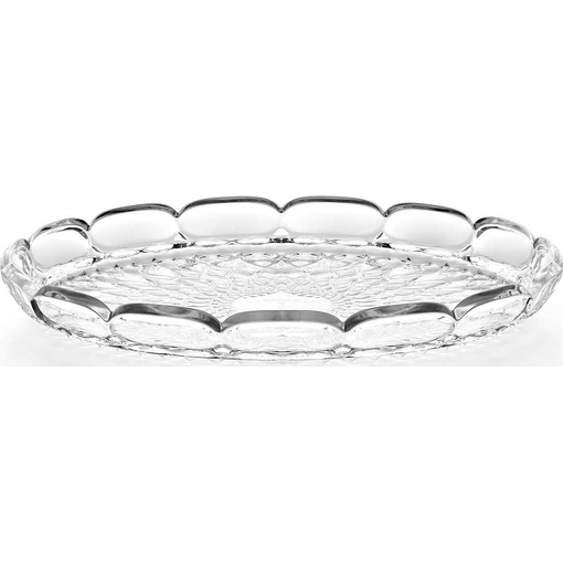 Product Guzzini Vanity Acrylic Round Tray 36x36x4.4cm Clear base image