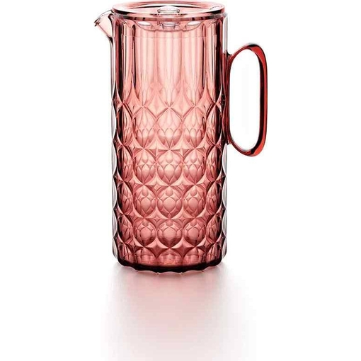 Product Guzzini Jug with Lid Acrylic Vanity 28.8x16.9x11.3cm 1lt Purple base image