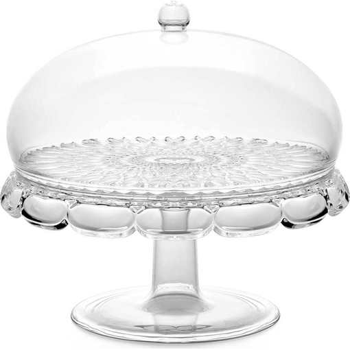 Product Guzzini Acrylic Vanity Cake Stand with Base 30x28cm Clear base image