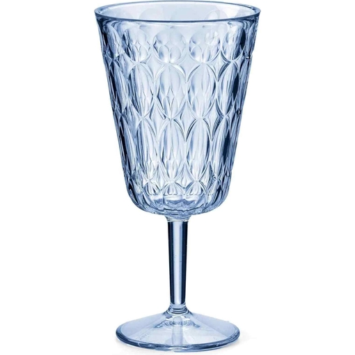Product Guzzini Acrylic Wine Glasses Vanity 330ml 4Pcs Blue base image
