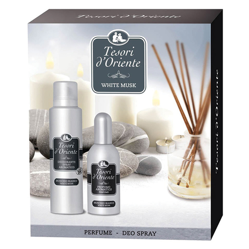 Product Tesori D'Oriente Aromatic Gift Set White Musk 100ml & Spray 150ml base image