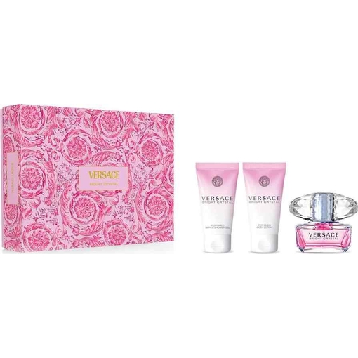 Product Versace Women's Fragrance Set Bright Crystal Eau de Parfum 50ml + Shower Gel 50ml + Body Lotion 50ml base image