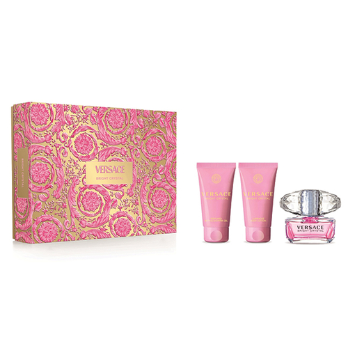 Product Versace Women's Fragrance Set Bright Crystal Eau de Toilette Set 50ml: Eau De Toilette 50ml & Shower Gel 50ml & Body Lotion 50ml base image