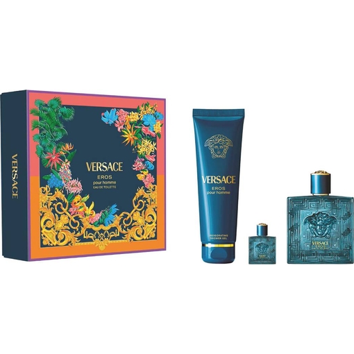 Product Versace Eros Ανδρικό Άρωμα Set Eau De Toilette 100ml & Shower Gel 150ml & 5ml base image