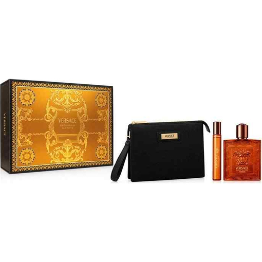 Product Versace Eros Najim Coffret Xmas Gift Set Ανδρικό Αρωματικό Σετ: Eau De Parfum 100ml & Eau De Parfum Travel Size 10ml & Black Bag base image