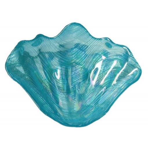 Product Brandani Μπολ «Κοχύλι» Τιρκουάζ από Γυαλί 28x20cm base image
