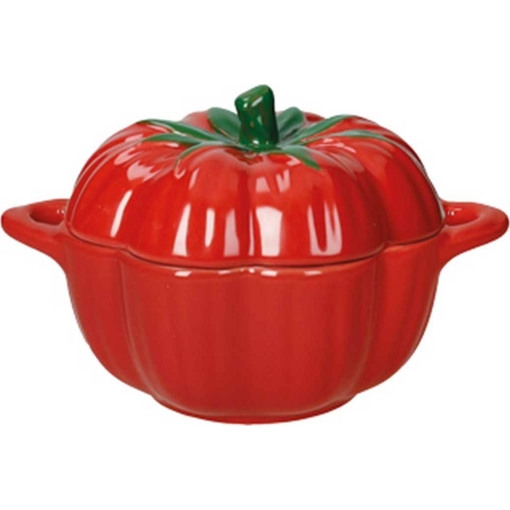 Product Brandani Μίνι Κατσαρολάκι Κεραμικό (Stoneware) Tomato 16x12.5x10cm 350ml Κόκκινο base image
