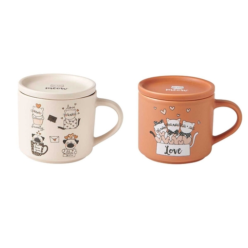 Product Brandani Pets Κούπα Πορσελάνινη 350ml - Σετ 2 Τεμαχίων base image