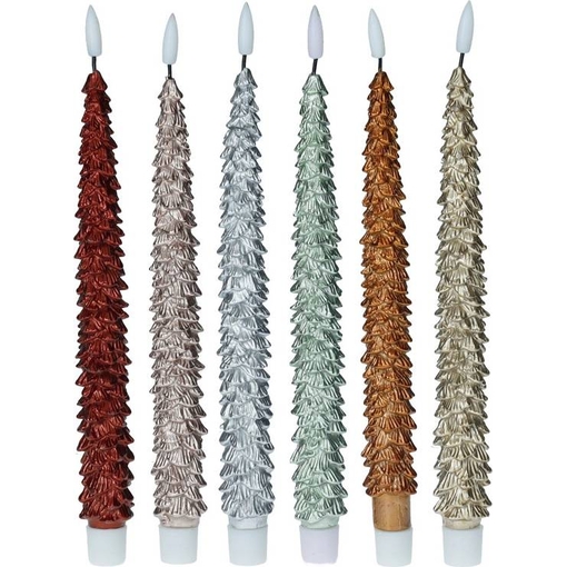 Product Christmas Tree LED Κερί 6 Χρωμάτων Σε Display base image