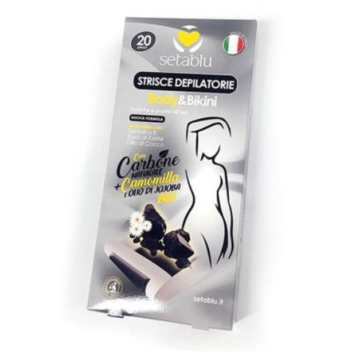 Product Setablu Ταινίες Αποτρίχωσης Άνθρακα Για Σωμα-μπικίνι 24τμχ base image