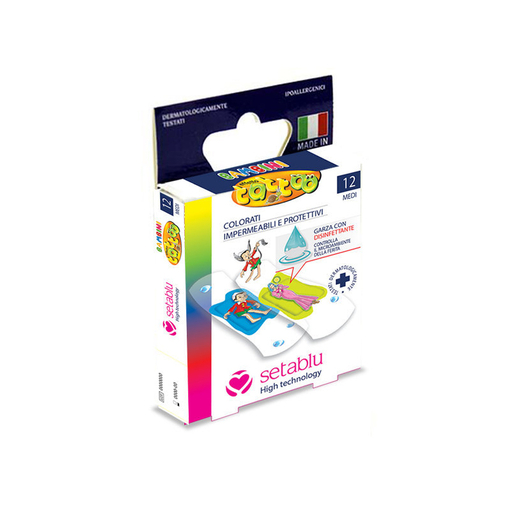 Product Setablu Παιδικά Μεσαία Επιθέματα Tattoo 12 Τεμάχια base image