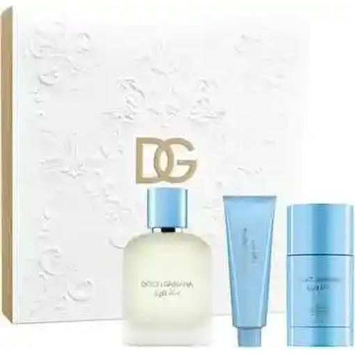 Product Dolce & Gabbana Light Blue Pour Homme Ανδρικό Άρωμα Σετ Eau De Toilette 100ml & Shower Gel 50ml & Deodorant Stick 75ml base image