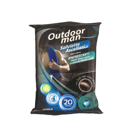 Product Setablu Αποσμητικα Μαντηλακια Αντρικα 12τμχ base image