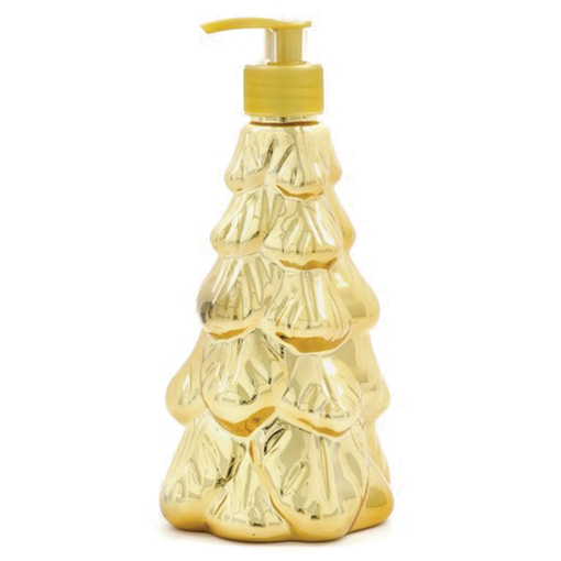 Product Simple Pleasures Liquid Hand Soap with Winter Breeze Fragrance and Dispenser Golden Christmas Tree 500ml base image