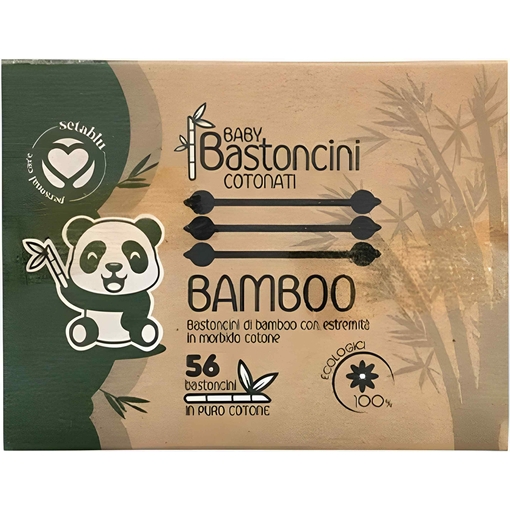 Product Setablu Baby Bamboo Children's Cotton Swabs 56 pcs base image