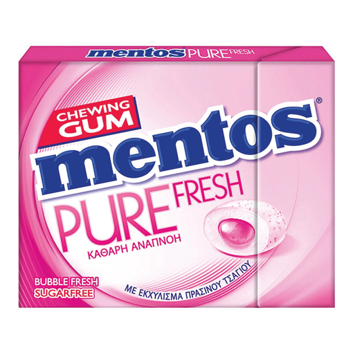 Product Mentos Τσίχλες Pure Fresh Cherry Mint 30g base image