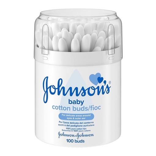Product Johnson's Baby Cotton Buds Cotton Swabs 100pcs base image