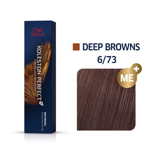 Product Wella Professionals Koleston Perfect Me+ Deep Browns 60ml - No 6/73 Ξανθό Σκούρο Καφέ Χρυσό base image