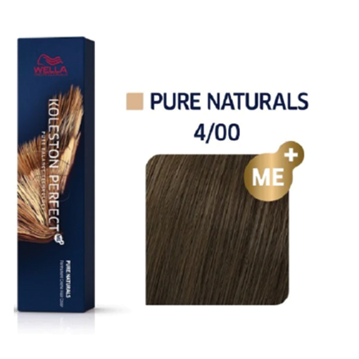 Product Wella Professionals Koleston Perfect Me+ Pure Naturals 60ml - No 4/00 Καστανό Έντονο Φυσικό base image